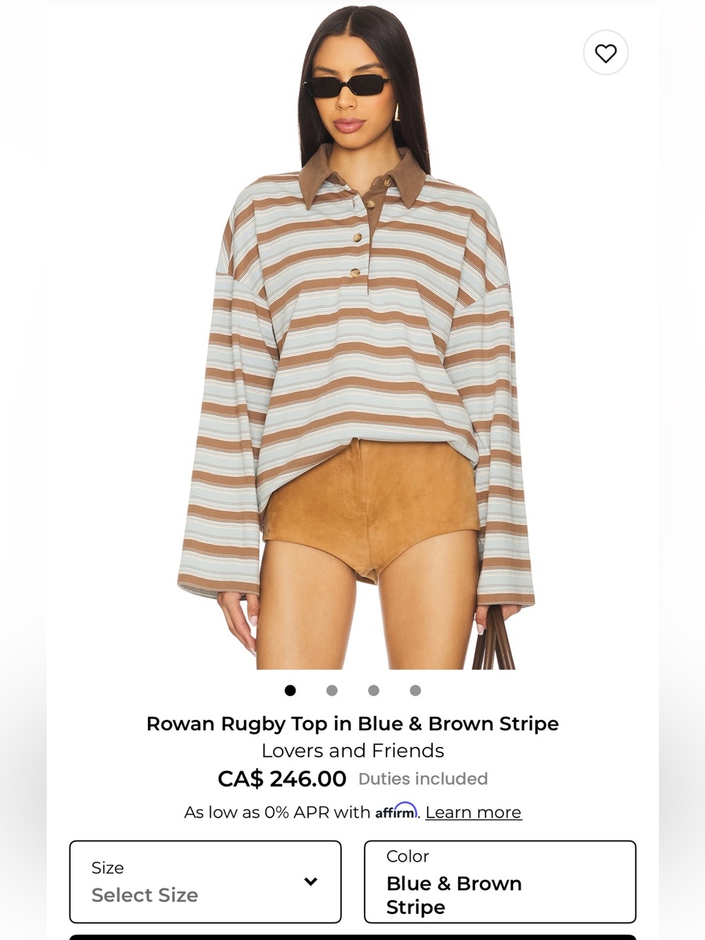 Lovers and friends striped polo